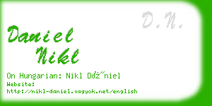 daniel nikl business card